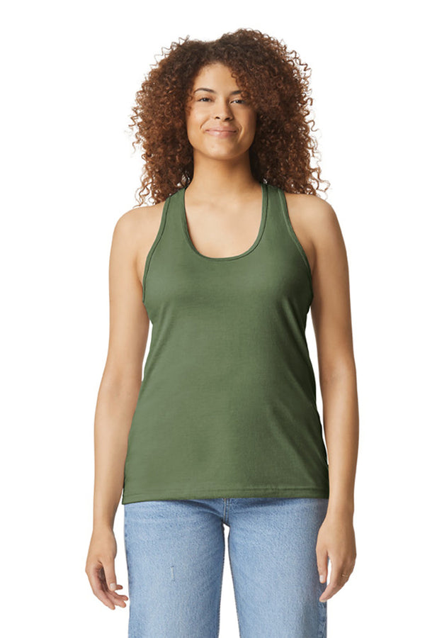 Gildan ®  Softstyle ®  Women's CVC Racerback Tank 64220LCVC